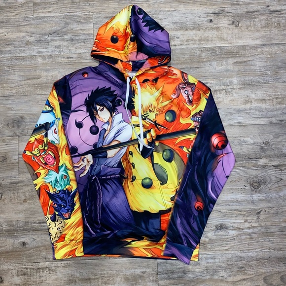 Naruto Hoodie 3D Pullover Hooded Shirt - Picture 1 of 3